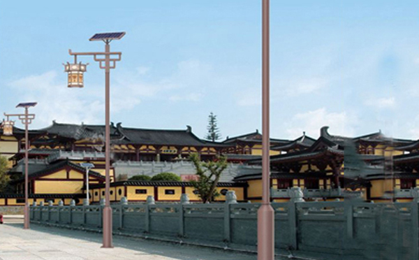 抗风型迭部太阳能路灯：保障稳定照明不受风害